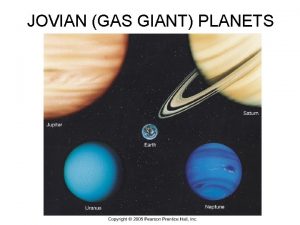 JOVIAN GAS GIANT PLANETS SATURN Nearly as big