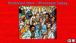 Pentecost then Pentecost Today R1 S01 Learning Intentions