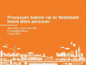 Processen bakom val av frdmedel bland ldre personer