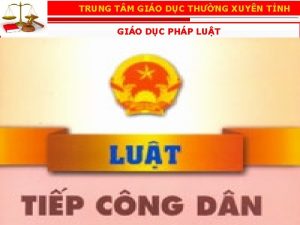 TRUNG T M GIO DC THNG XUYN TNH