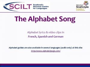 The Alphabet Song Alphabet lyrics video clips in
