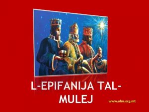 LEPIFANIJA TALMULEJ www ofm org mt LEWWEL QARI