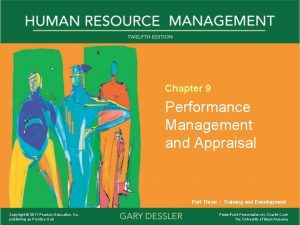 Chapter 9 Performance Management and Appraisal Part Three