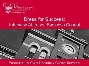 Dress for Success Interview Attire vs Business Casual