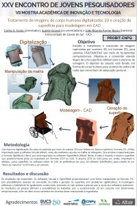 Tratamento de imagens de corpo humano digitalizadas 3