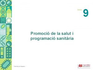 Unitat Promoci de la salut i programaci sanitria