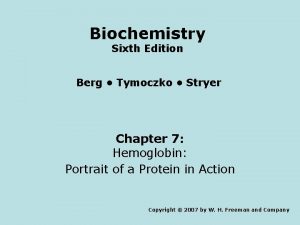 Biochemistry Sixth Edition Berg Tymoczko Stryer Chapter 7