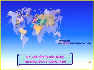 GV NGUYN TH BCH NGC TRNG THCS TT