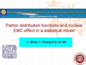Parton distribution functions and nuclear EMC effect in