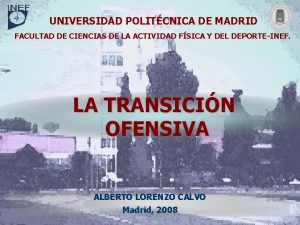 La transicin ofensiva y defensiva Deportes A R