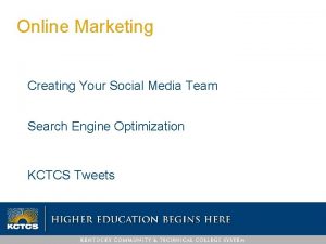 Online Marketing Creating Your Social Media Team Search