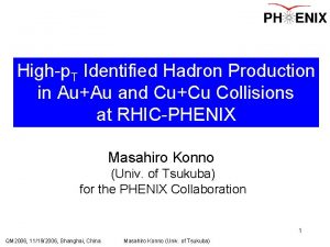 Highp T Identified Hadron Production in AuAu and