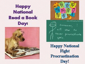 Happy National Read a Book Day Happy National