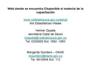 Web donde se encuentra Disponible el material de