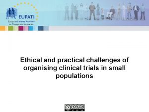 European Patients Academy on Therapeutic Innovation Ethical and