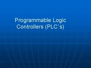 Programmable Logic Controllers PLCs Definition According to National