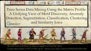 Abdullah Mueen Eamonn Keogh Time Series Data Mining