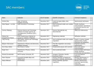 SAC members SAC members Agenda Agenda Science Directorate