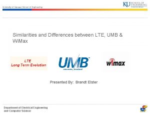 University of Kansas School of Engineering Similarities and