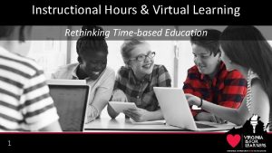Instructional Hours Virtual Learning Rethinking Timebased Education 1