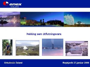 ICELAND ekking sem tflutningsvara 18 09 2021 sland