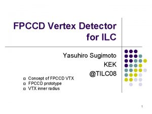 FPCCD Vertex Detector for ILC p p p