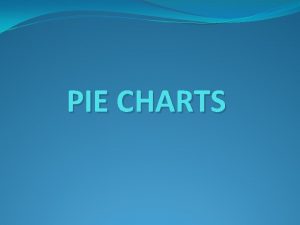 PIE CHARTS Ex 1 Match the percentages with