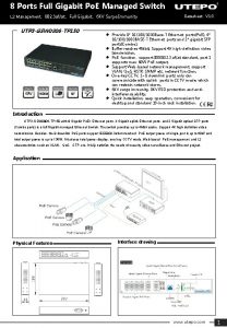 8 Ports Full Gigabit Po E Managed Switch