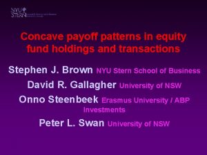 Concave payoff patterns in equity fund holdings and