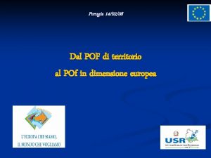 Perugia 140208 Dal POF di territorio al POf