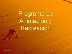 Programa de Animacin y Recreacin 18092021 1 Pasos