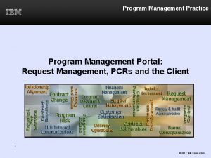 Program Management Practice Program Management Portal Request Management