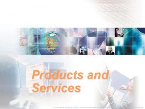 Products and Services To Accompany Russell and Taylor