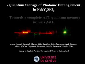 Quantum Storage of Photonic Entanglement in Nd Y