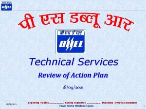 Technical Services Review of Action Plan 18092021 Exploring