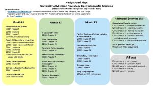 Navigational Map University of Michigan Neurology Electrodiagnostic Medicine