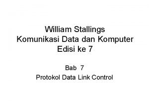 William Stallings Komunikasi Data dan Komputer Edisi ke