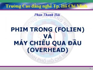 Trng Cao ng ngh Tp H Ch Minh