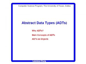 Architecture Description Languages ADLs Cf http www mrtc