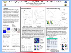 Contrasting Tropical Rainfall Regimes Using TRMM and GroundBased