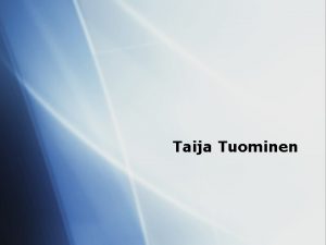 Taija Tuominen On hullua edes kysy mit luovuus