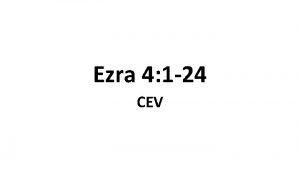 Ezra 4 1 24 CEV Foreigners Want To