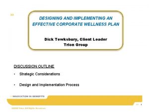 DESIGNING AND IMPLEMENTING AN EFFECTIVE CORPORATE WELLNESS PLAN
