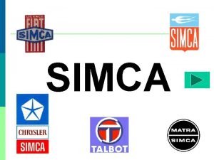 SIMCA Gnralits Histoire de la marque SIMCA Chronologie