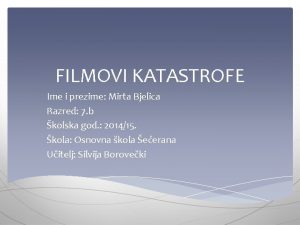 Filmovi katastrofe