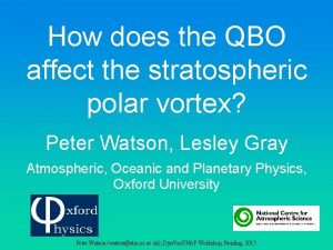 How does the QBO affect the stratospheric polar