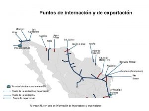 Puntos de internacin y de exportacin Mexicali Otay