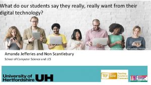 What do our students say they really really