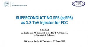 SUPERCONDUCTING SPS sc SPS as 1 3 Te