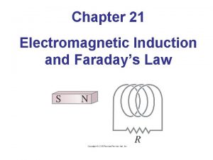 Chapter 21 Electromagnetic Induction and Faradays Law Units